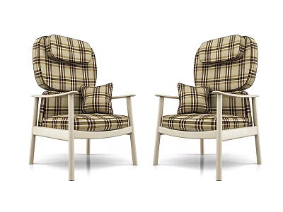 Nordic Leisure Chair 3d model