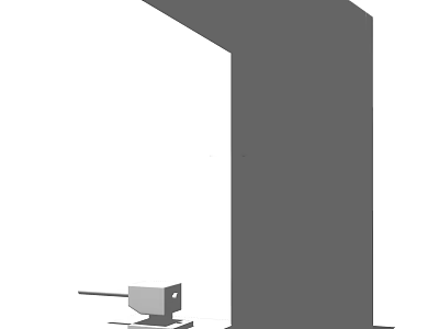Modern Sleek Stainless Steel Faucet With Single Handle And Streamlined Spout Design 3d model