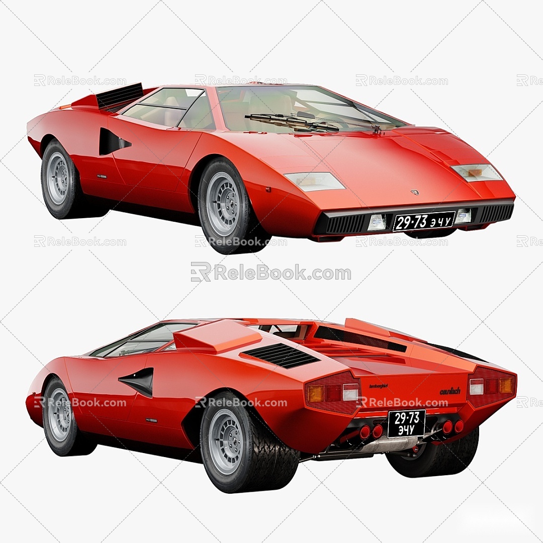 Sports car 3d model