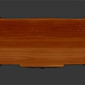 Elegant Red Wooden Entryway Side Cabinet With Drawers And Curved Legs