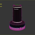 SiliconOne Device With Cylindrical Shape Two Part Design And Transparent Base