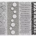 Creative Stepping Stones Design With Circular Patterns Linear Strips And Geometric Shapes