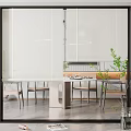 New Chinese-style roller shutter roller shutter partition 3d model