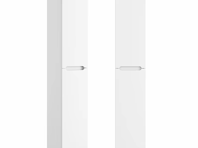 Modern White Dresser With Simple Design And Functional Storage Drawers 3d model