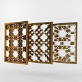 Partition window flower window 3d model