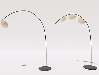 Floor lamp SU model 3d model