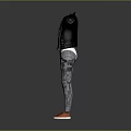 Stylish Black Jacket With Brown Innerwear Gray Jeans And Orange Shoes Outfit