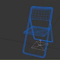 Olive Green Folding Leisure Chair With Metal Frame And Padded Seat Backrest