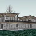 New Chinese Visitor Center Visitor Center Architecture Reception Center Homestay Architecture Landscape Architecture Homestay Inn 3d model