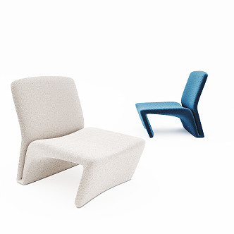 Modern Single Chair Simple Single Sofa Chair 3d model