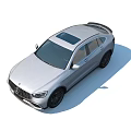 Elegant Silver Mercedes SUV with Sporty Grille and Black Alloy Wheels