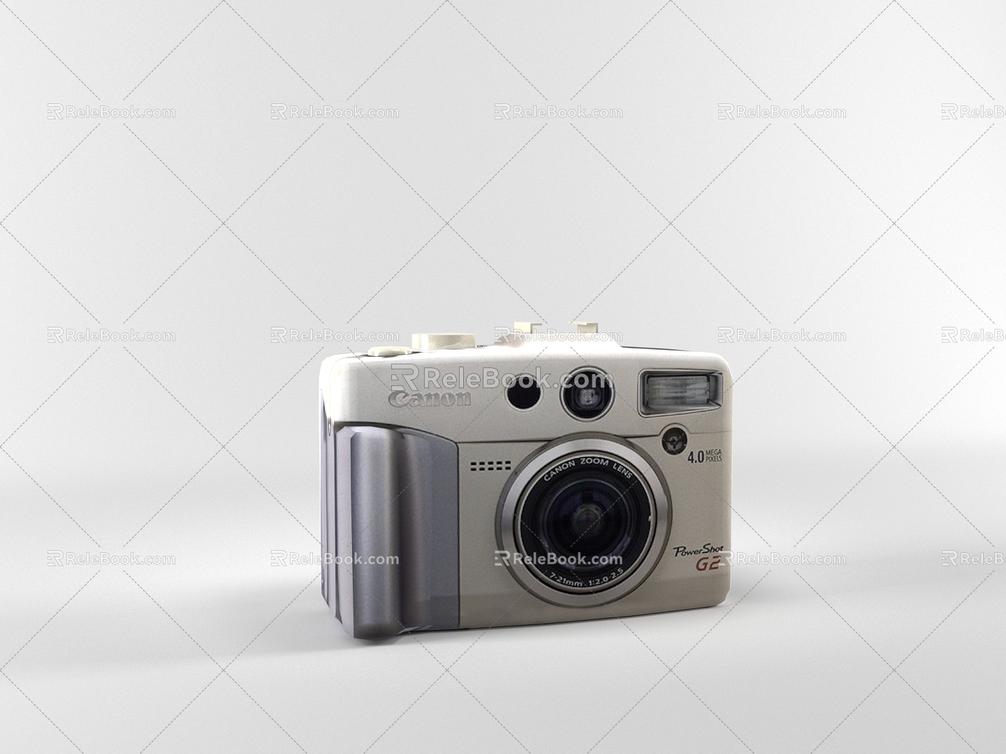 modern digital camera 3d model