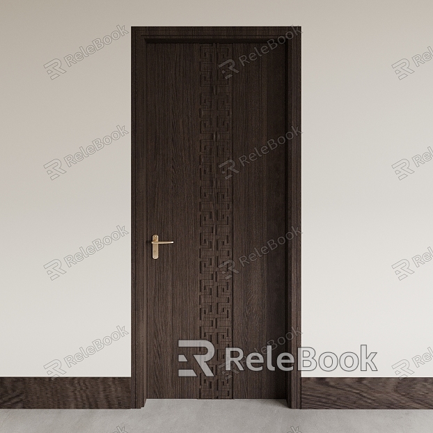 Single door swing door bedroom door interior door model