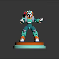 Modern Robot Mech Warrior Machine Battlearm Mechanical Battlearm Machine Warrior 3d model