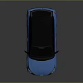 Blue Hyundai Hatchback With Black Roof Sporty Design And Sleek Alloy Wheels
