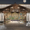 Chinese Gate 3d model
