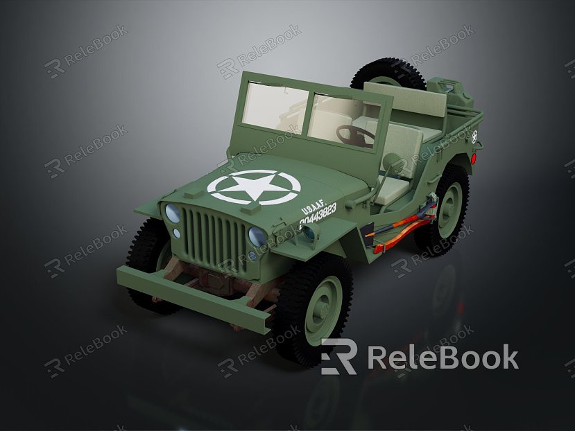 Modern Military Vehicle Bulletproof Car Armed Car Armed Bulletproof Car Military Jeep model