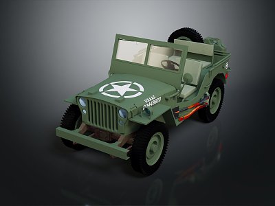 Modern Military Vehicle Bulletproof Car Armed Car Armed Bulletproof Car Military Jeep model