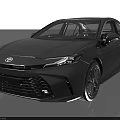 Toyota Modern Sedan With Sleek Exterior Design Front Grille And Alloy Wheels