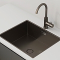 modern sink kitchen sink dish basin 3d model