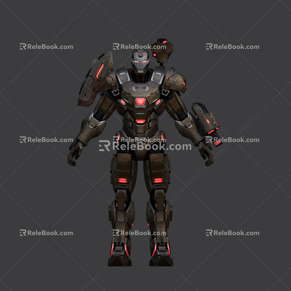 Modern Robot Marvel War Machine 3d model