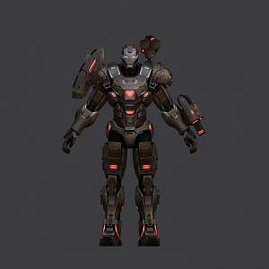 Modern Robot Marvel War Machine 3d model