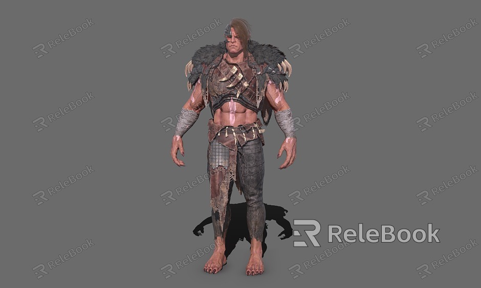 Orc Warrior Tribe Soldier model