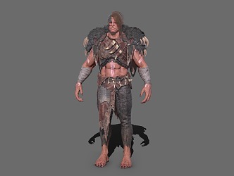 Orc Warrior Tribe Soldier 3d model