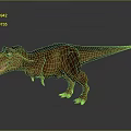Realistic Tyrannosaurus Rex Dinosaur Character With Brown Skin Sharp Teeth And Strong Limbs