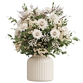 Flower arrangement floral vase floral flowers 3d model