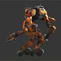 Modern Robot Warrior Robocop 3d model