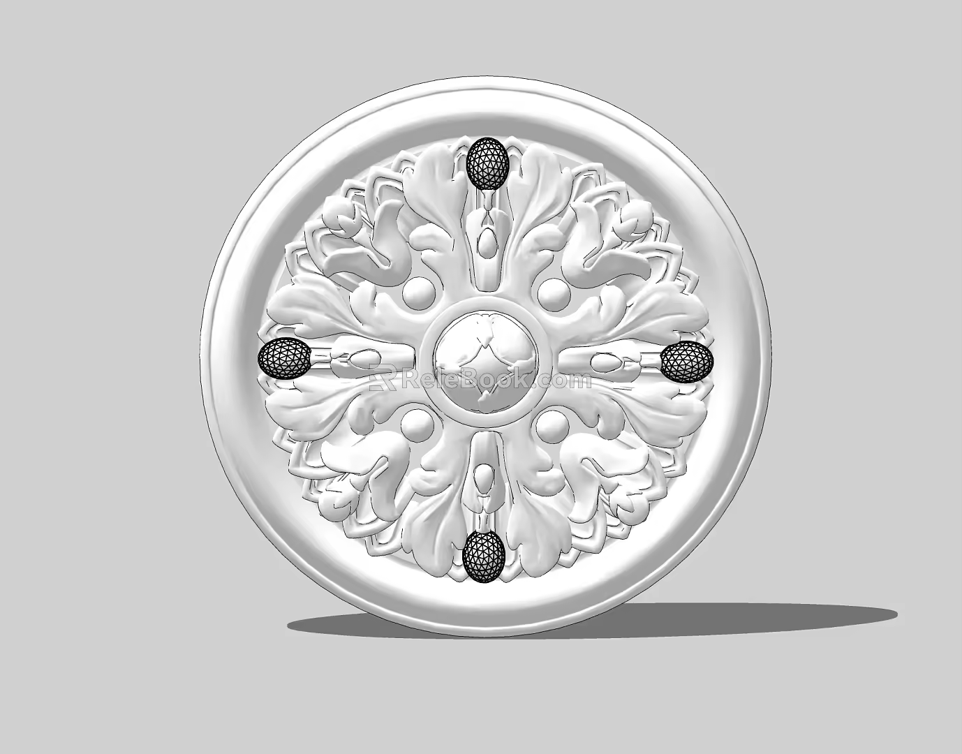 Lamp panel 3d model