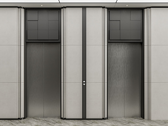 Modern Elevator 3d model