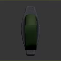 Ergonomic Modern Tactical Weapon With Green Handle And Sharp Metal Blade