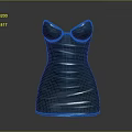 Stylish Black Dress With Shiny Pleated Fabric And Elegant Silhouette Design