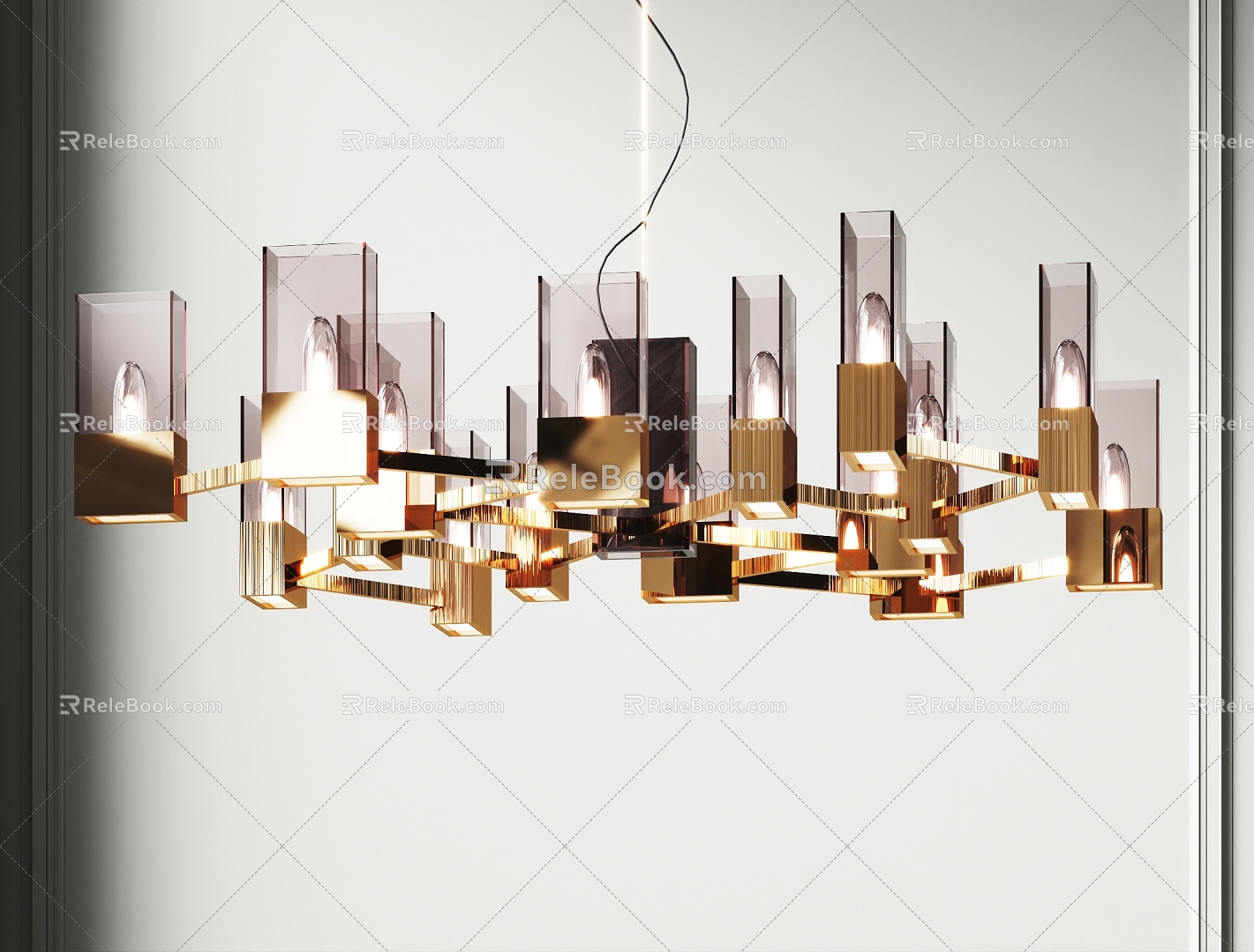 Modern Chandelier Living Room Chandelier Dining Room Chandelier Hall Chandelier Glass Chandelier 3d model