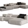 Modern Minotti Multiplayer Sofa 3d model