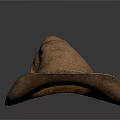 Classic Brown Distressed Cowboy Hat For Everyday Wear And Outdoor Use