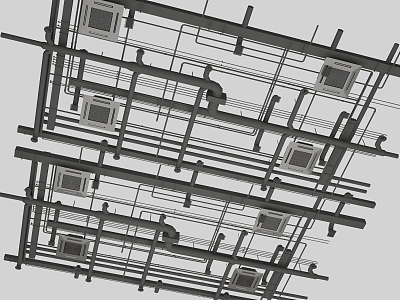 Pipeline Fire Pipe 3d model