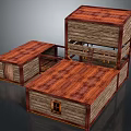 Wooden Container Building With Modular Structure Red Roof And Open Design