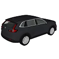 Black Honda SUV Modern Exterior Design With Sleek Body And Silver Wheels