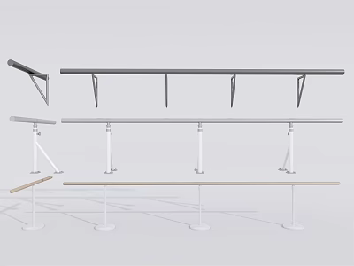Modern Railing Dance Bar 3d model