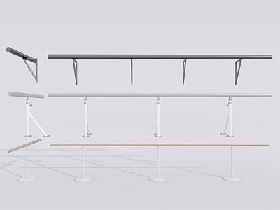 Modern Railing Dance Bar 3d model