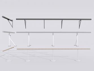 Modern Railing Dance Bar 3d model