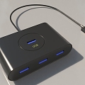 USB adapter computer digital 3d model