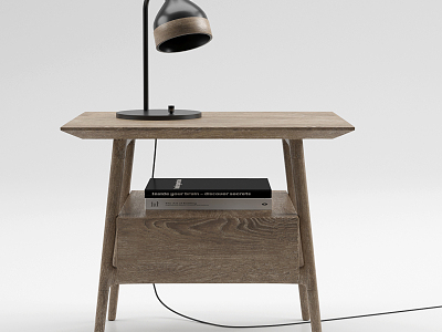 Nordic bedside table model