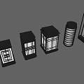 Stylish Outdoor Lights with Various Lantern Designs and Illuminated Warm Glow