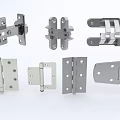 Various Stainless Steel Hinges With Different Designs For Doors And Cabinets
