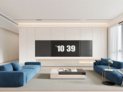 modern living room model