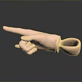 Copper Colored Hand Gesture Design Tie Clip For Stylish Fashion Accessory